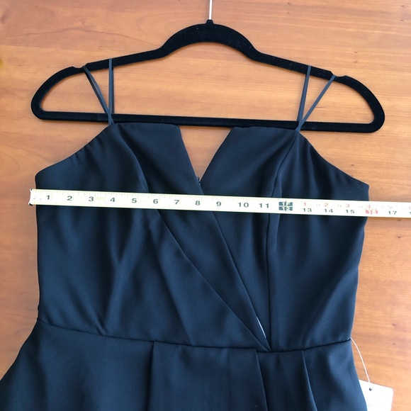 NWT ADELYN RAE Women’s Black Party Cocktail Strapless dress. Medium M - Picture 7 of 12
